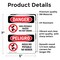 Signmission Safety Culture Sign, 5 in Width, Vinyl Decal, Rectangle, Bilingual OS-2PACK-DS-D-57-VS-1501 - alternate 3